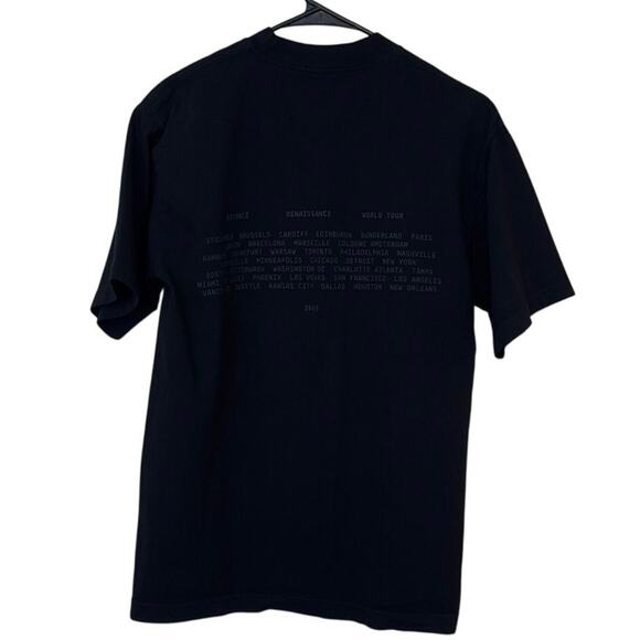 Beyoncé 2023 Renaissance Tour Unisex Short Sleeve T-Shirt Size S Cities Music - Picture 2 of 8